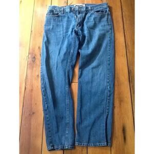 Levis 514 Slim Straight Fit Jeans Dark Wash Blue Mens 36x32 36